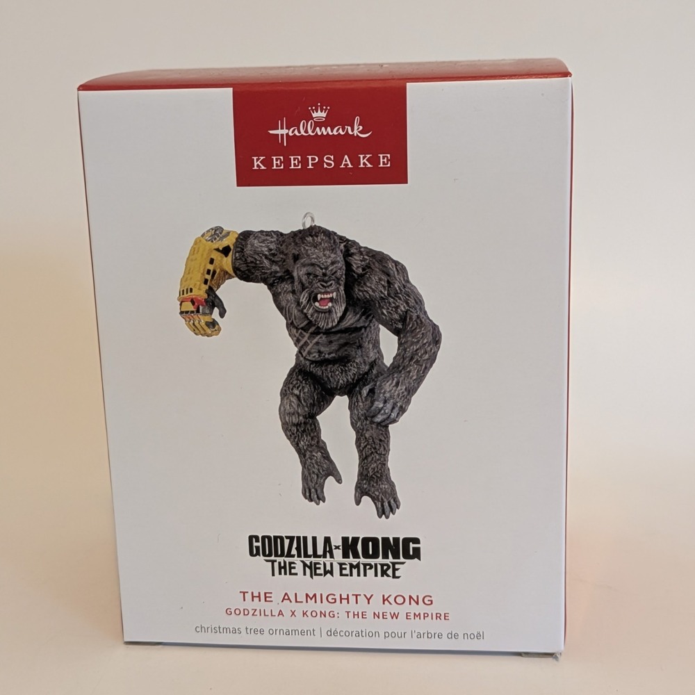 Hallmark 2024 Almighty Godzilla Kong The New Empire Keepsake Xmas Ornament NIB
